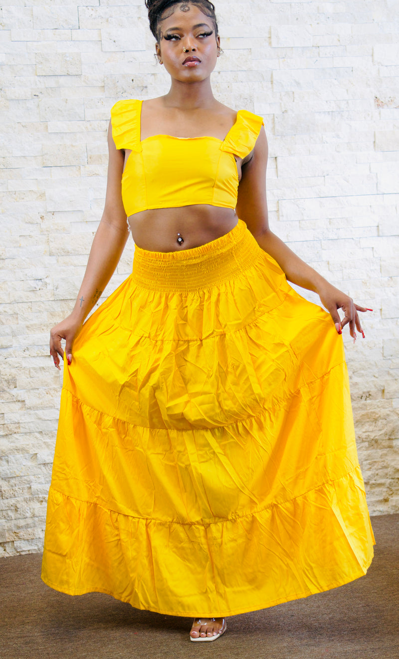 Fun Color Skirt Set