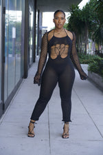 Netted Jumpsuit (2 Piece)