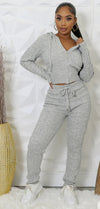 Gray sweats Suit
