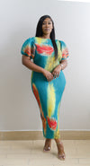 Teal Modesty Dress