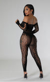 Netted One Piece Catsuit