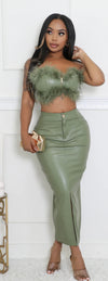 Forest delight skirt set