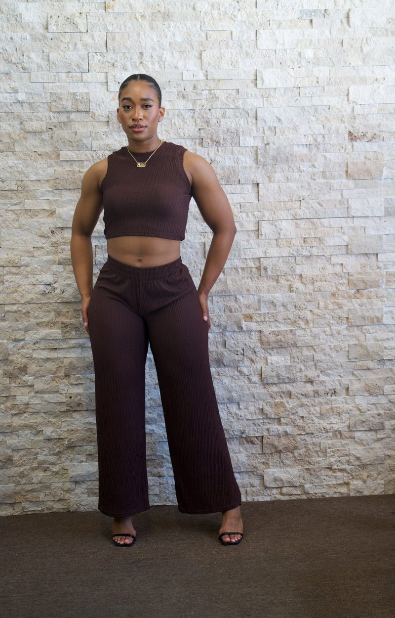 Brown Sugar Pants Set