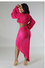 Boom Pink Skirt Set